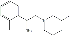 N-[2-amino-2-(2-methylphenyl)ethyl]-N,N-dipropylamine Struktur