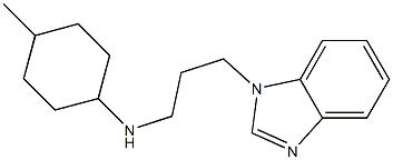 N-[3-(1H-1,3-benzodiazol-1-yl)propyl]-4-methylcyclohexan-1-amine Struktur