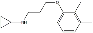 N-[3-(2,3-dimethylphenoxy)propyl]cyclopropanamine Struktur