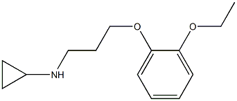 N-[3-(2-ethoxyphenoxy)propyl]cyclopropanamine Struktur