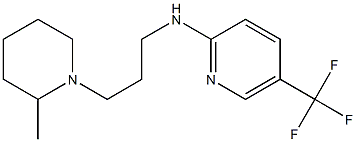 N-[3-(2-methylpiperidin-1-yl)propyl]-5-(trifluoromethyl)pyridin-2-amine Struktur