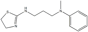 N-[3-(4,5-dihydro-1,3-thiazol-2-ylamino)propyl]-N-methylaniline Struktur