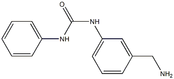 N-[3-(aminomethyl)phenyl]-N'-phenylurea Struktur