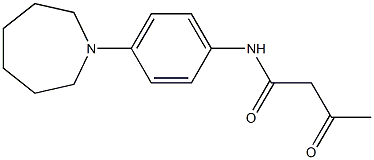 N-[4-(azepan-1-yl)phenyl]-3-oxobutanamide Struktur