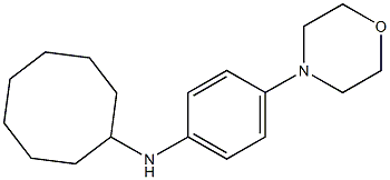 N-[4-(morpholin-4-yl)phenyl]cyclooctanamine Struktur