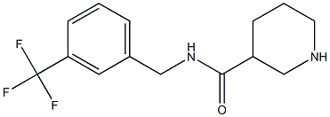 N-{[3-(trifluoromethyl)phenyl]methyl}piperidine-3-carboxamide Struktur