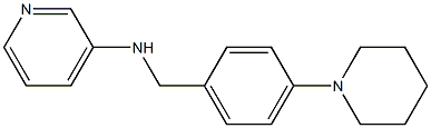 N-{[4-(piperidin-1-yl)phenyl]methyl}pyridin-3-amine Struktur