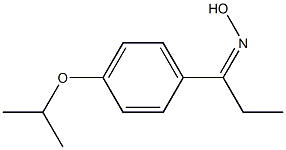 N-{1-[4-(propan-2-yloxy)phenyl]propylidene}hydroxylamine Struktur