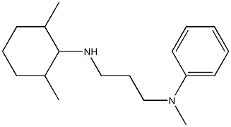 N-{3-[(2,6-dimethylcyclohexyl)amino]propyl}-N-methylaniline Struktur