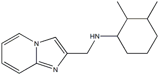 N-{imidazo[1,2-a]pyridin-2-ylmethyl}-2,3-dimethylcyclohexan-1-amine Struktur