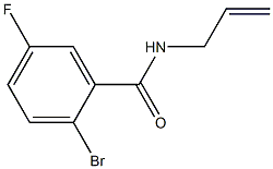 N-allyl-2-bromo-5-fluorobenzamide Struktur