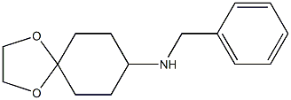 N-benzyl-1,4-dioxaspiro[4.5]decan-8-amine Struktur