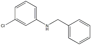 N-benzyl-3-chloroaniline Struktur