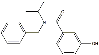 N-benzyl-3-hydroxy-N-(propan-2-yl)benzamide Struktur