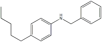 N-benzyl-4-pentylaniline Struktur