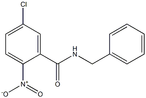 N-benzyl-5-chloro-2-nitrobenzamide Struktur