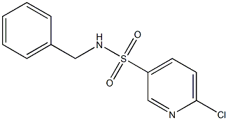 N-benzyl-6-chloropyridine-3-sulfonamide Struktur