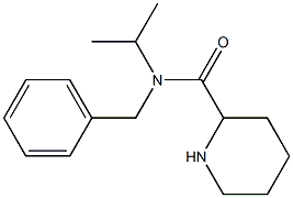 N-benzyl-N-isopropylpiperidine-2-carboxamide Struktur