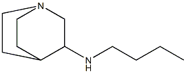 N-butyl-1-azabicyclo[2.2.2]octan-3-amine Struktur