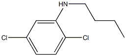 N-butyl-2,5-dichloroaniline Struktur