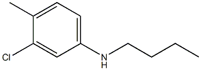 N-butyl-3-chloro-4-methylaniline Struktur