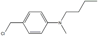 N-butyl-4-(chloromethyl)-N-methylaniline Struktur