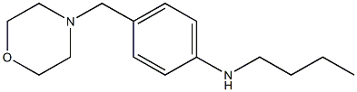 N-butyl-4-(morpholin-4-ylmethyl)aniline Struktur