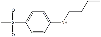 N-butyl-4-methanesulfonylaniline Struktur