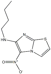 N-butyl-5-nitroimidazo[2,1-b][1,3]thiazol-6-amine Struktur