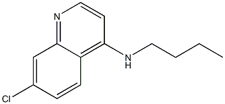 N-butyl-7-chloroquinolin-4-amine Struktur