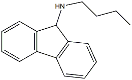 N-butyl-9H-fluoren-9-amine Struktur