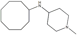 N-cyclooctyl-1-methylpiperidin-4-amine Struktur