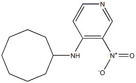 N-cyclooctyl-3-nitropyridin-4-amine Struktur