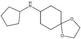 N-cyclopentyl-1,4-dioxaspiro[4.5]decan-8-amine Struktur