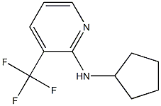 N-cyclopentyl-3-(trifluoromethyl)pyridin-2-amine Struktur