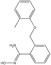 N'-hydroxy-2-[(2-methylphenoxy)methyl]benzenecarboximidamide Struktur