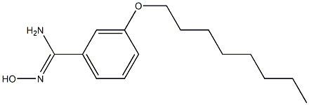 N'-hydroxy-3-(octyloxy)benzene-1-carboximidamide Struktur