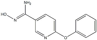 N'-hydroxy-6-phenoxypyridine-3-carboximidamide Struktur