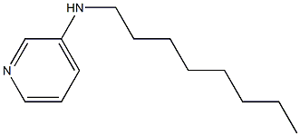 N-octylpyridin-3-amine Struktur