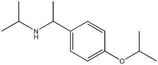 propan-2-yl({1-[4-(propan-2-yloxy)phenyl]ethyl})amine Struktur