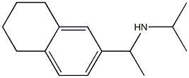 propan-2-yl[1-(5,6,7,8-tetrahydronaphthalen-2-yl)ethyl]amine Struktur