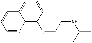 propan-2-yl[2-(quinolin-8-yloxy)ethyl]amine Struktur