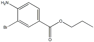 propyl 4-amino-3-bromobenzoate Struktur