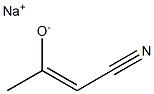 sodium 1-cyanoprop-1-en-2-olate Struktur