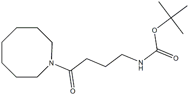 tert-butyl N-[4-(azocan-1-yl)-4-oxobutyl]carbamate Struktur