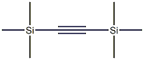 trimethyl[2-(trimethylsilyl)ethynyl]silane Struktur