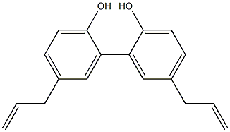 2-(2-hydroxy-5-prop-2-enyl-phenyl)-4-prop-2-enyl-phenol Struktur