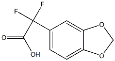 Benzo[1,3]dioxol-5-yl-difluoroacetic acid Struktur