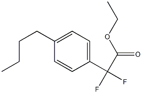 Ethyl (4-Butylphenyl)difluoroacetate Struktur