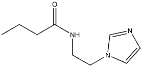 Butanamide,  N-[2-(1H-imidazol-1-yl)ethyl]- Struktur